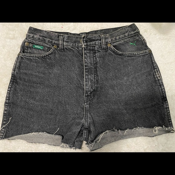 Puma grey denim shorts… lightly used! - Picture 1 of 2